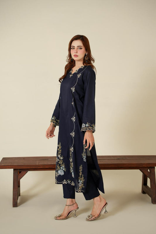 Navy Floral