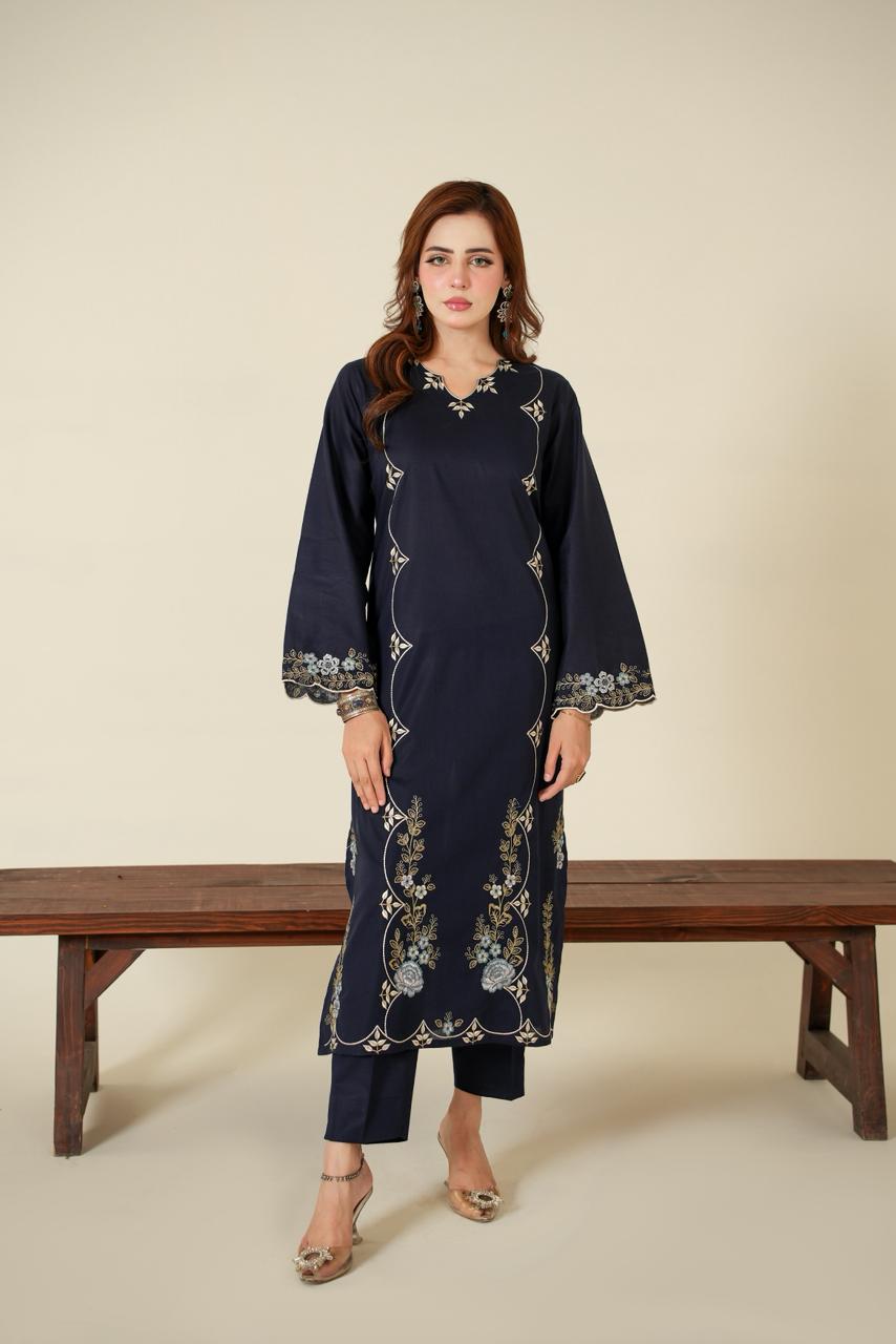 Navy Floral