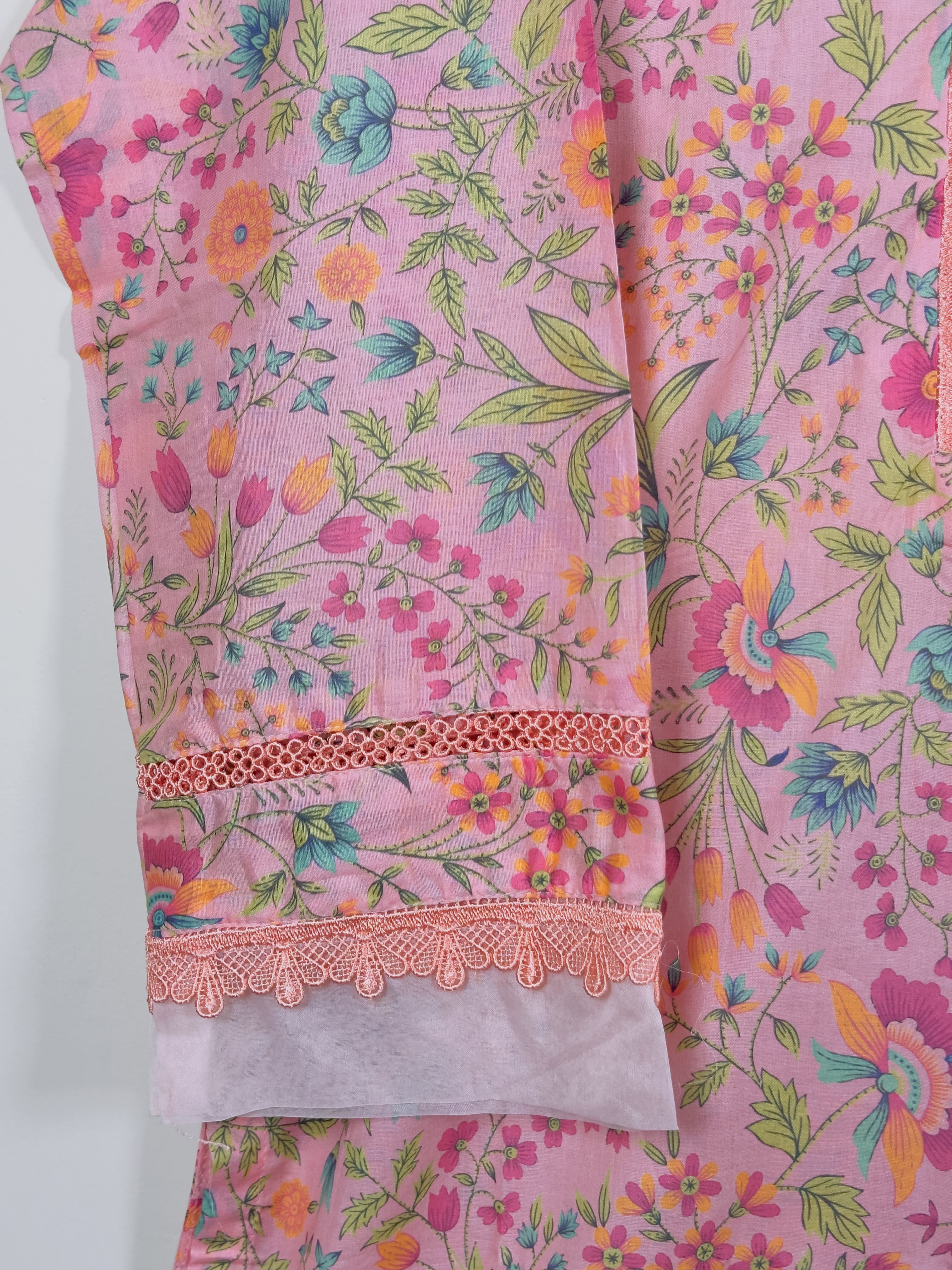 ARA-619- Tee Pink -2Pc Ready To Wear Printed Lawn Dress