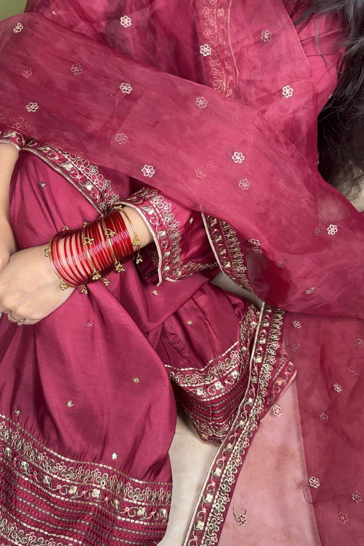 Wedding Maroon